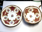 PARAGON burgundy square Teacup Saucer China set Appointment To Her Majesty