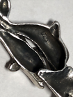 Vintage triple Dolphin sterling sterling 925 link bracelet 8" long