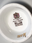 PARAGON burgundy square Teacup Saucer China set Appointment To Her Majesty