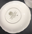 Paragon green leaf Cup Saucer Commemorate Visit of Princess Elizabeth to Canada