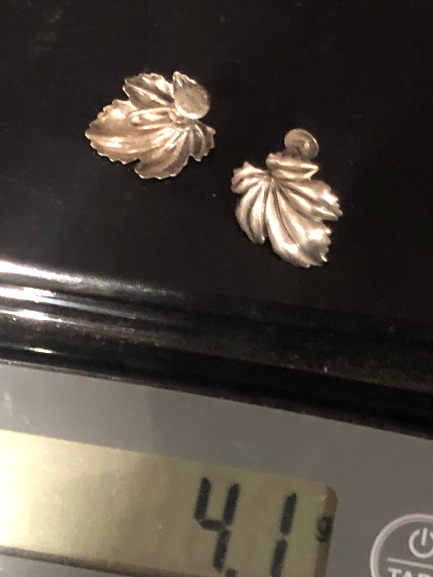 Vintage signed Jewel Art Sterling screw earrings